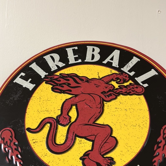 New Metal FireBall Sign - Picture 7 of 11